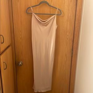 bebe Champagne Slip Dress